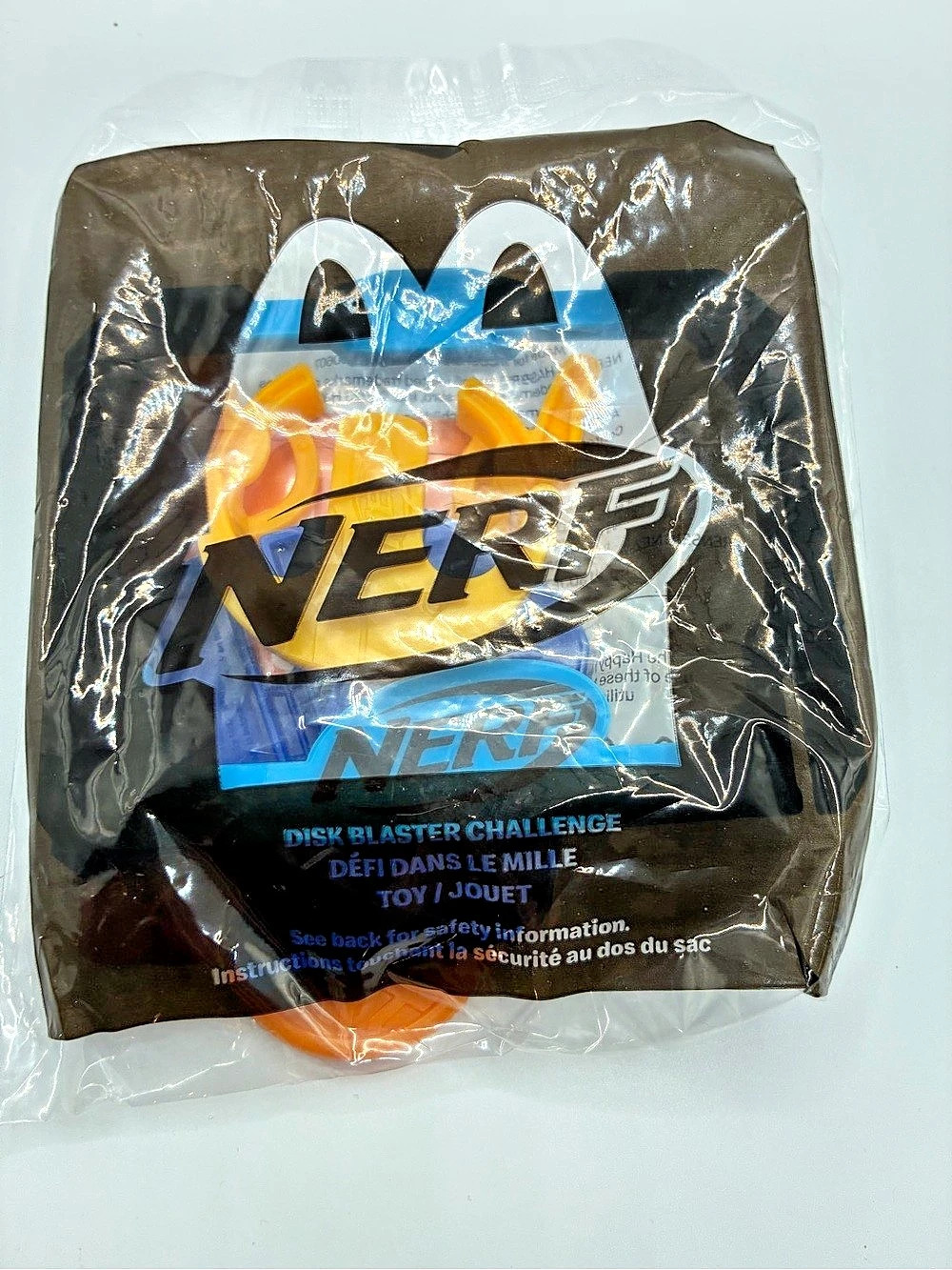 Nerf Disk Blaster Challenge Sealed Game Black & Blue